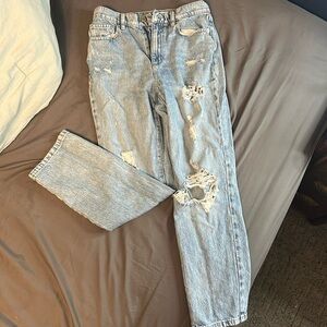 Garage Vintage Straight Light Blue Women's Jeans